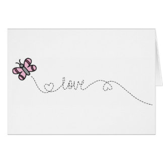 kärlekrosafjäril OBS kort