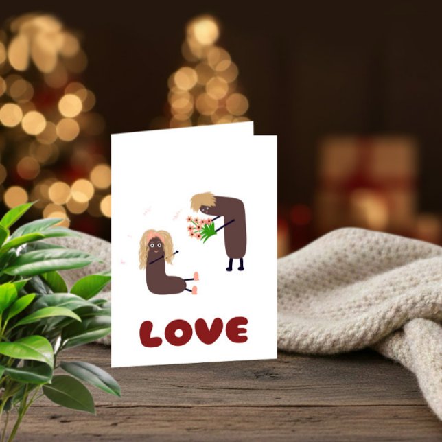 KÄRLEKS Brev Alla hjärtans dag-kort Helgkort (Skapare uppladdad)