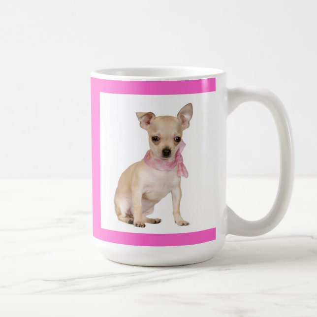 Kärleks-Diva Chihuahua Valp Hund Kaffe Mugg (Höger)