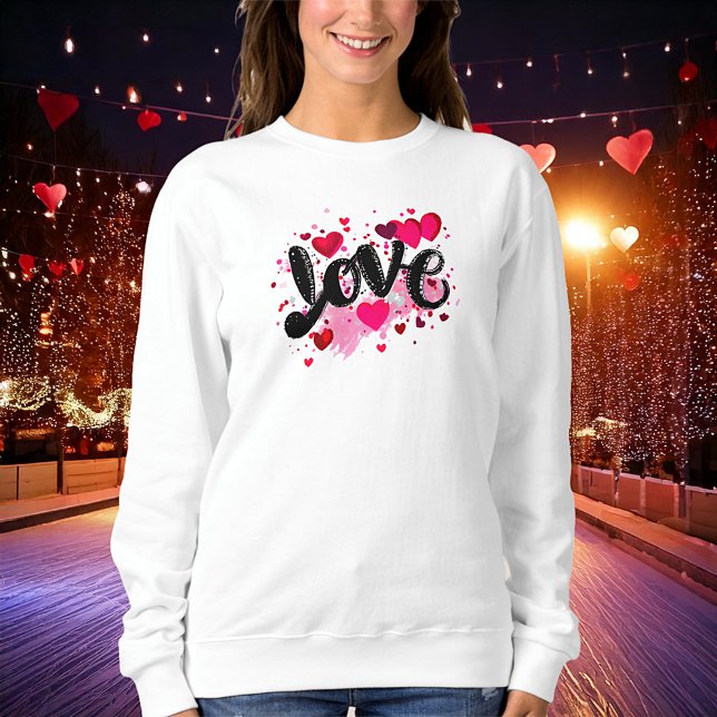 Kärleks doodle konst valentin t shirt (Skapare uppladdad)