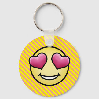 Kärleks-Emoji Nyckelring