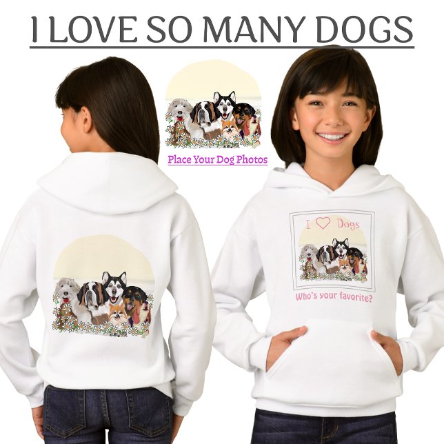 Kärleks Hund Pack Klubb T-Shirt (Skapare uppladdad)