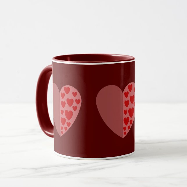 KÄRLEKS MUGG SOM GÅVA NYTT ÅR VALENTIN DAGAR ALLTI (Framsida vänster)