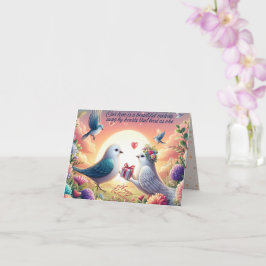 Kärlek's Precious Gift - Romantic Valentines Day C Kort
