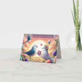 Kärlek's Precious Gift - Romantic Valentines Day C Kort