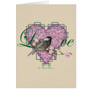 KÄRLEKsamling, Chickadee Hälsningskort