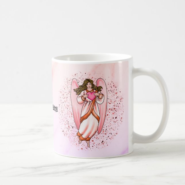 Kärleksängel Hjärtat Kaffemugg (Höger)