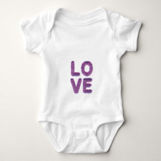 Kärleksbabybib - Sött hjärtmotiv | Bedårande T Shirt