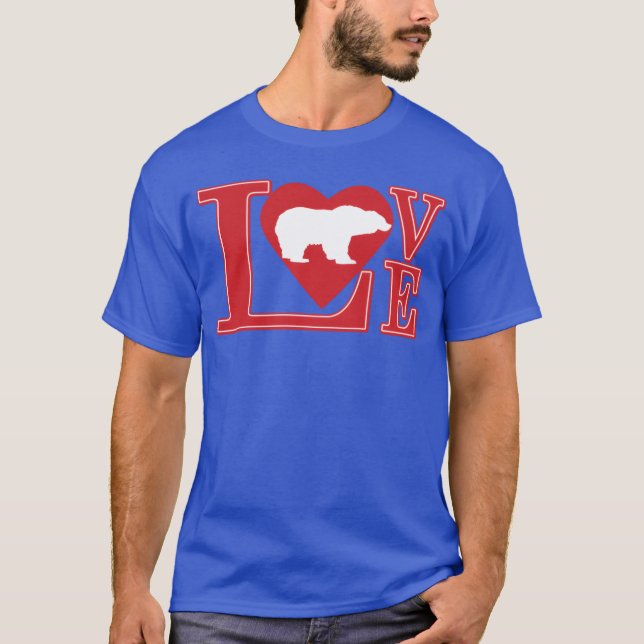 Kärleksbjörn vän t shirt (Framsida)