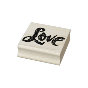 Kärleksbrev Lettering Distressed Kalligrafi Romant Stämpel