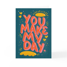 Kärlekscitat Alla hjärtans typografi blå kort