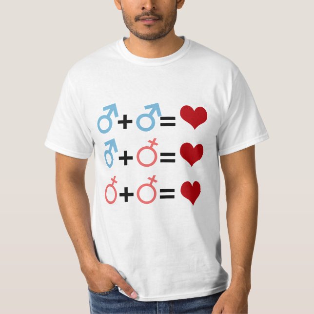 KÄRLEKSEKVATION T-SHIRT (Framsida)