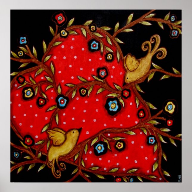 Kärleksfågel Poster (Framsidan)