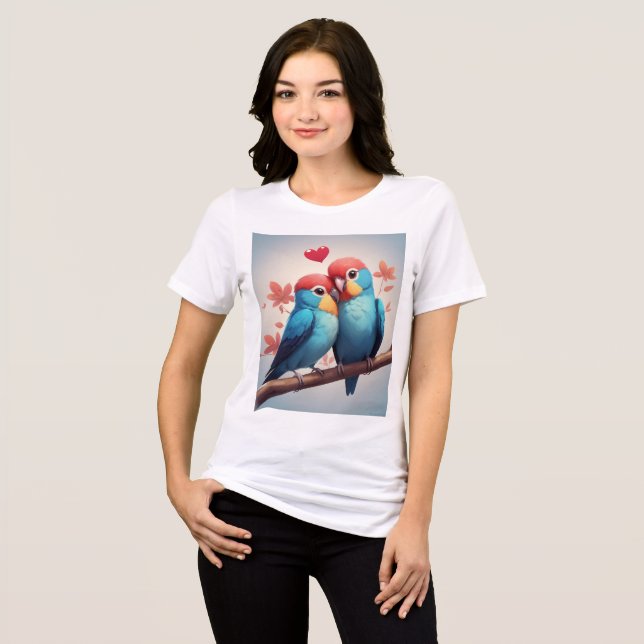 kärleksfågeltröja 415 z t shirt (Framsida Full)