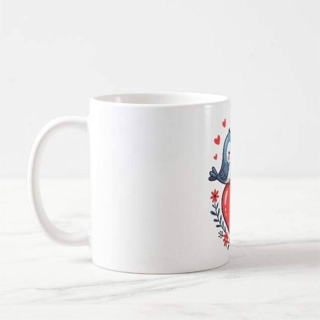 Kärleksfåglar Kaffemugg (Vänster)