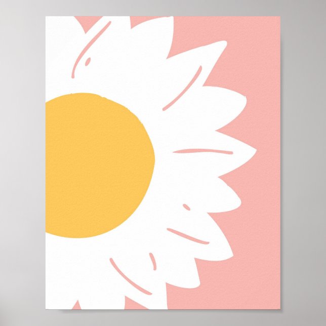 Kärleksfåglar på Gren – Minimalistisk Romantisk Vä Poster (Framsidan)
