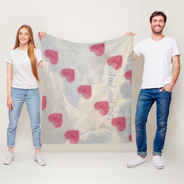 Kärleksfilt Blanket Fleecefilt (På plats)