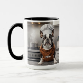 Kärleksfull Boston Terrier Personlig Mugg