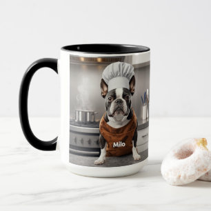Kärleksfull Boston Terrier Personlig Mugg