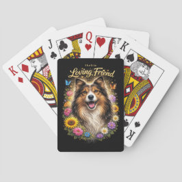 Kärleksfull vän casinokort