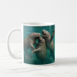 Kärleksfulla manater kaffemugg