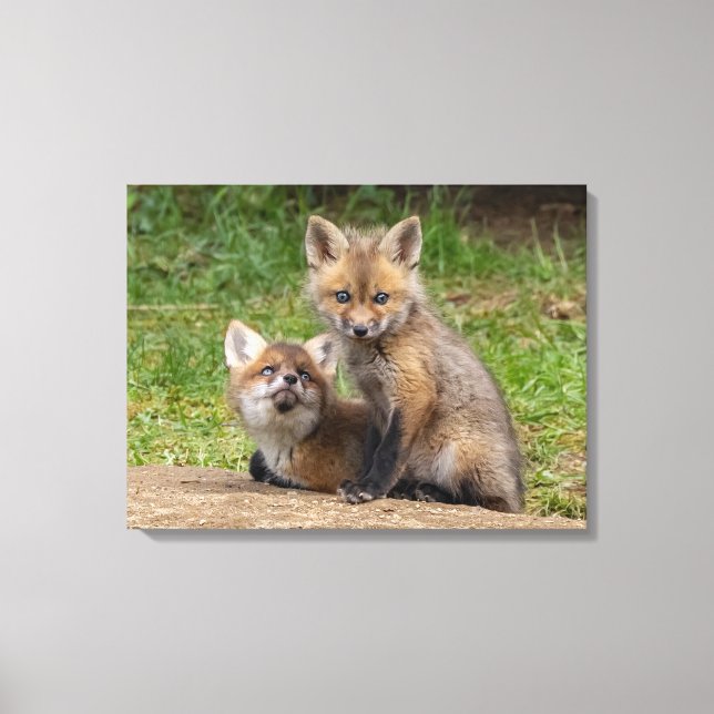 Kärleksfulla ögon canvastryck (Framsida)