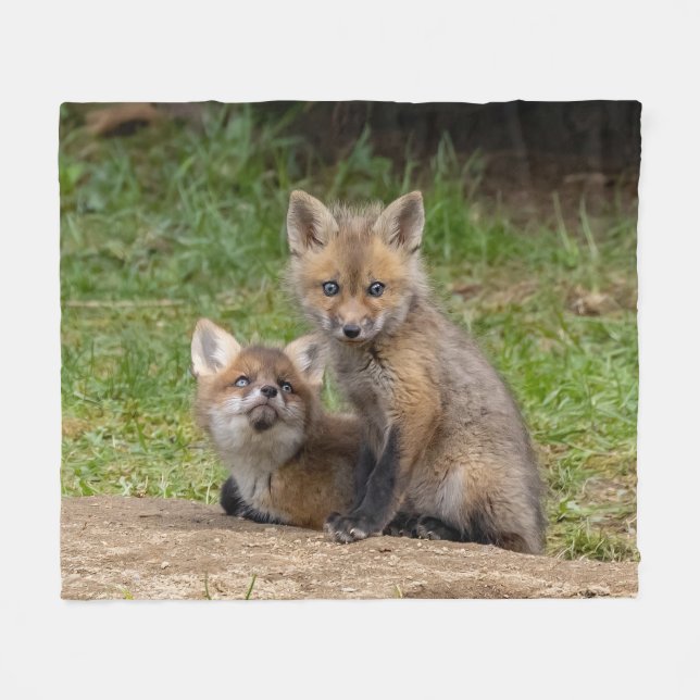 Kärleksfulla ögon fleecefilt (Framsidan (Horisontell))