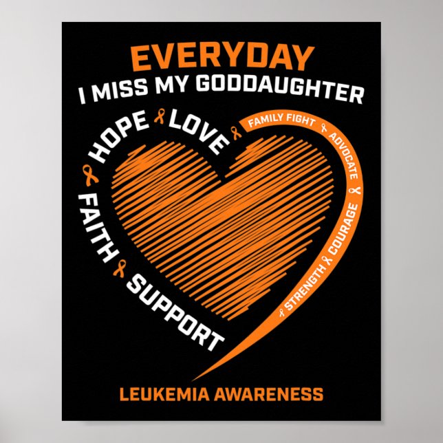 Kärleksfullt Minne Till Minne Guddotter Leukemi  Poster (Framsidan)