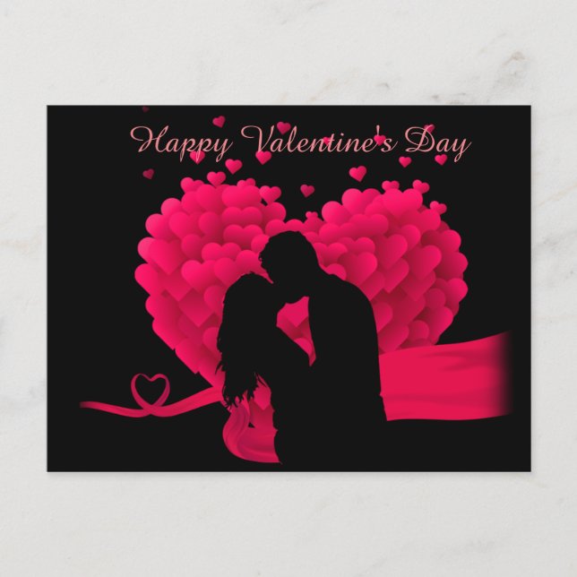 Kärleksfullt par  vykort (Framsida)