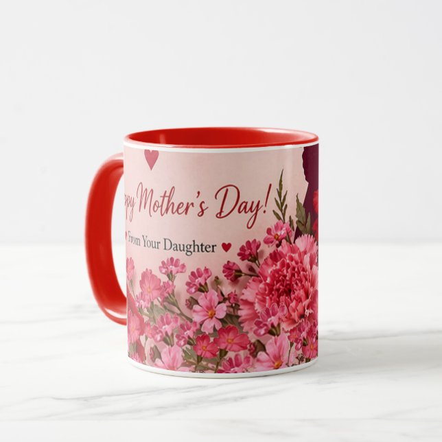 KÄRLEKSGÅVA TILL MAMMA  MUGG (Framsida vänster)