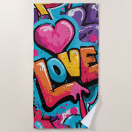 Kärleksgraffiti Hjärtpopkonstillustration