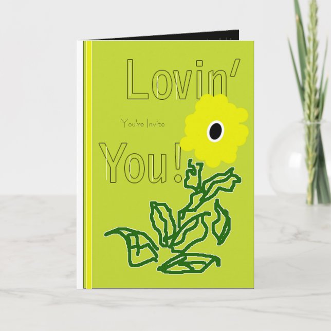 Kärlekshälsning Inbjudan (Framsida)