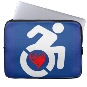 Kärlekshandikappad Laptop Fodral