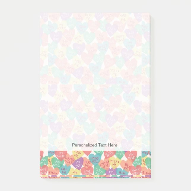 KärlekShapebakgrund Post-it Block (Framsida)