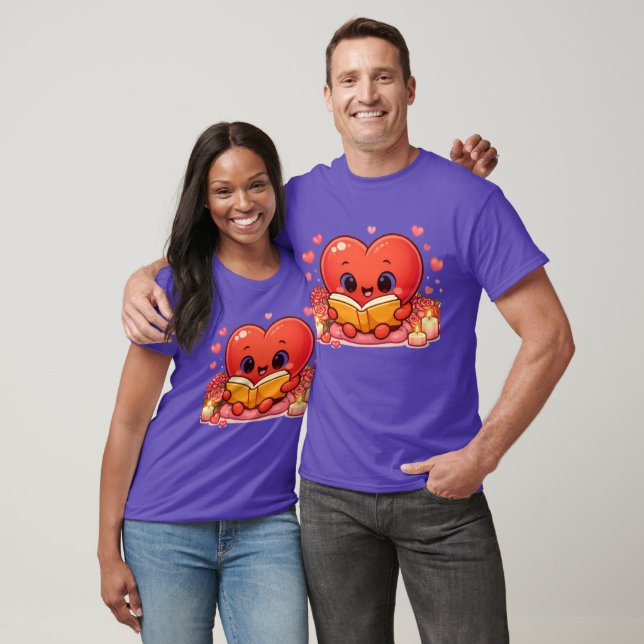 Kärlekshistorier börjar inom hjärtat t shirt (Unisex)