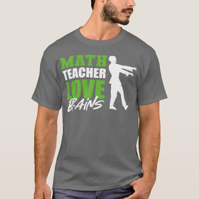 Kärlekshjärnor Matematiker Eller Matheacher Presen T Shirt (Framsida)