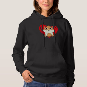 Kärlekshjärta Grafisk Alla Hjärtans Dag Marsvin Po T Shirt
