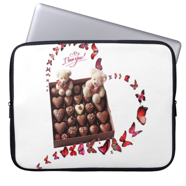 Kärlekshjärta  laptop fodral (Framsidan)