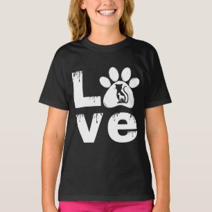 KÄRLEKSHUND KLÖRDJUR GÅVA T SHIRT