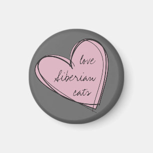 KärlekSiberiansmagnet Magnet