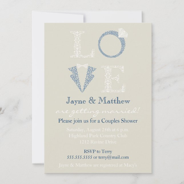 Kärleksinbjudan Inbjudningar (Framsida)