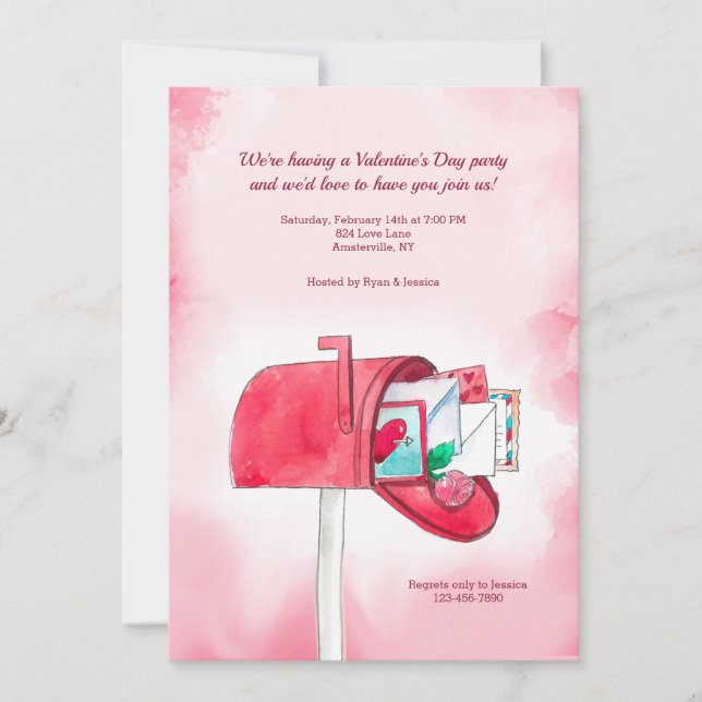 Kärleksinbjudan till dig inbjudningar (Framsida)