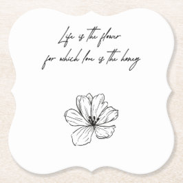 Kärlekskalasetter Underlägg Papper