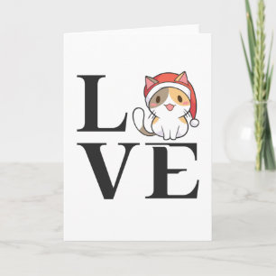 Kärlekskatter – Santa Kitten Kort