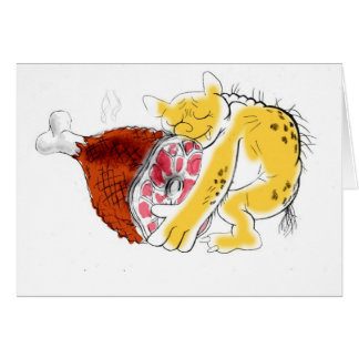 Kärlekskinka Hälsningskort