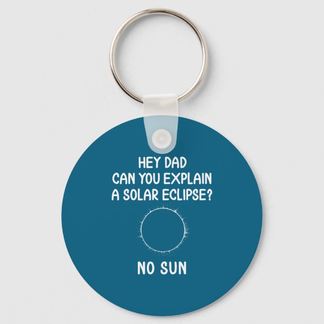 Kärlekskjorta Eclipse Sol Sol Totalitet Astronomi Nyckelring (Framsida)