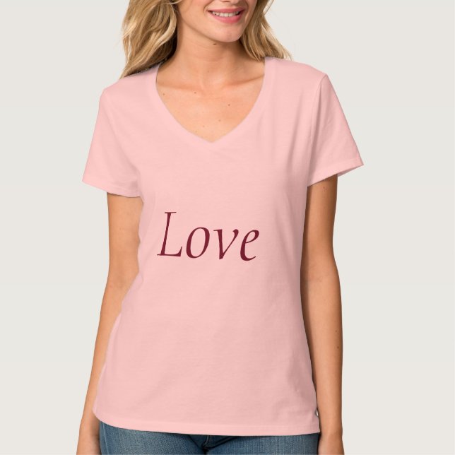 Kärlekskjorta T Shirt (Framsida)