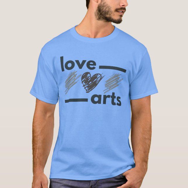 Kärlekskonstflicka T Shirt (Framsida)