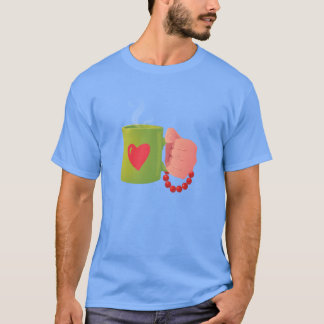 Kärlekskopp rolig t shirt