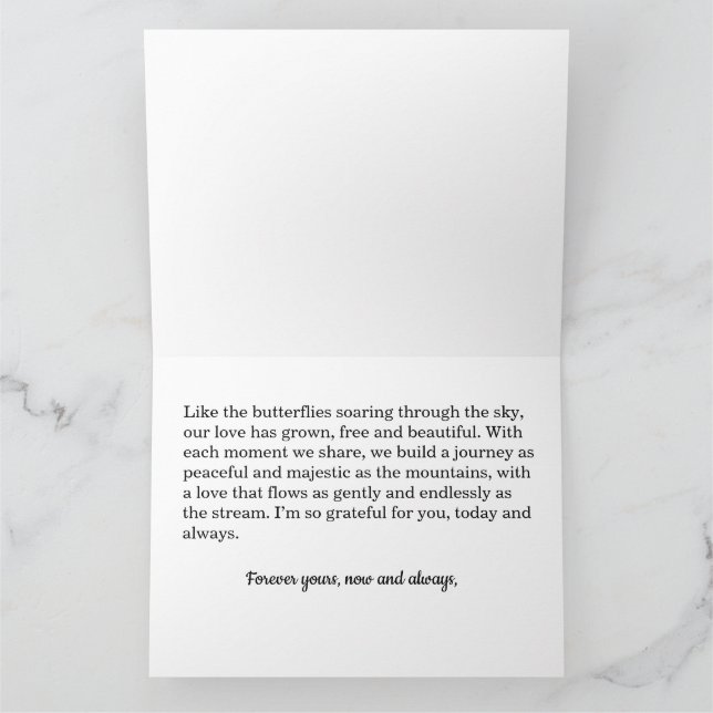 Kärlekskort för Alltid Kort (Inuti)